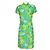 Autre Marque Paradise Hawaii 80s Kleid Mehrfarben