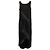 Abito lungo DKNY senza maniche in velluto nero e mesh