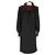 Basile Kleid aus Wollmischung in Schwarz
