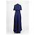 Autre Marque Abito A.N.G.E.L.O. Vintage Cult 70s Blu - vista 2