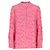 Camisa Ken Scott de algodón fucsia con estampado floral Rosa