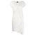 Robe Lanvin blanche à manches courtes