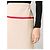 Traje Chanel de lana beige con ribetes rojos - vista 4