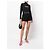Versace Schwarzes Rollkragen Top mit Cut-Out - Ansicht 3