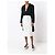 Kenzo Schwarzer Wollblazer mit Blumenstickerei - Ansicht 2
