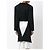 Kenzo Schwarzer Wollblazer mit Blumenstickerei - Ansicht 4