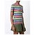 T-shirt Missoni multicolore a righe in cotone - vista 2