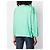 Fendi Pullover aus Baumwolle Hellgrün mit Print - Ansicht 4