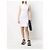 Vestido vaina Chanel sin mangas de algodón blanco - vista 3