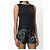 Top Moschino de seda negro con aplique bordado - vista 2