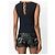 Top Moschino de seda negro con aplique bordado - vista 3