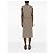 Vestido midi sin mangas de cachemira beige Chanel - vista 5