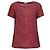 Blusa Moschino Cheap and Chic de seda roja con estampado floral