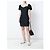 Vestido Moschino de denim negro y algodón con espalda de corsé - vista 5