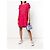 Autre Marque Gianni Versace Tunika Kleid Fuchsia Blumenmuster Pink - Ansicht 2