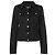 Autre Marque Chaqueta entallada Versace en algodón negro