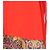 Vestido Carven Rojo de Seda Sin Mangas Estampado Paisley Roja - vista 5