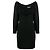 Moschino Couture Kleid aus schwarzer Viskose