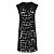 Vestido sin mangas Miu Miu de lana negra Negro
