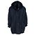 Fendi Fendissime Blaue Jacke mit Kunstfellfutter