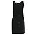 Completo Krizia Nero Top e Gonna in Viscosa
