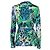 Camisa Ken Scott de nailon verde estampado animal Multicolor - vista 3