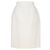 Autre Marque Falda larga de lana negra Chanel Blanco