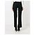 Pantalones Biba de lana negra de pierna recta Negro - vista 3
