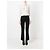Pantalones Biba de lana negra de pierna recta Negro - vista 4