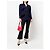 Chanel Wolljacke Lila mit Samt-Details - Ansicht 5