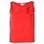 Top sin mangas de algodón rojo Balenciaga Roja