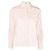 Camisa Céline de jacquard de algodón rosa con cadenas