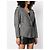 Veste en coton à carreaux noir et blanc Emanuel Ungaro - vue 3
