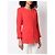 Chanel Red Bouclé Wool Jacket - view 3