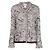 Chanel Bouclé Wolle Cardigan Grau