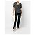Completo Chanel con Bustier e Bolero in Seta Nera Nero - vista 2