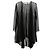 Blusa Chanel de seda plisada negra Negro
