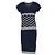 Autre Marque A.N.G.E.L.O. Vintage Cult 90s Kleid Blau - Ansicht 3