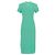 Vestido polo Malo de algodón verde - vista 3