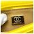 Chanel Pearl Crush Wallet on Chain em pele de cordeiro acolchoada Amarelo - vista 5