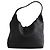 Borsa a tracolla Longchamp Roseau in pelle nera Nero - vista 3