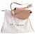 Borsa a tracolla Longchamp in pelle beige - vista 7