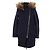 Cappotto in lana blu Sandro