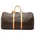 Borsa da viaggio Louis Vuitton Monogram Keepall 55 Marrone
