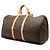 Borsa da viaggio Louis Vuitton Monogram Keepall 55 Marrone - vista 2