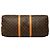 Borsa da viaggio Louis Vuitton Monogram Keepall Bandouliere 55 Marrone - vista 3