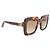 Gafas de sol cuadradas oversized Gucci efecto carey Castaño - vista 2