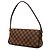 Sac à épaule Louis Vuitton Recoleta en Damier Ebene marron - vue 2