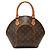 Borsa a mano Louis Vuitton Monogram Ellipse PM Marrone
