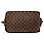 Borsa Tote Louis Vuitton Damier Ebene Saleya MM Marrone - vista 3